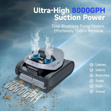 DREAME Z1 PRO Robotic Pool Cleaner, 8000 GPH Strong Suction, 180-300 Mins Runtime, Smart Navigation Mapping, Automatic Cleaning for Wall, Waterline, Inground and Above Ground Pools