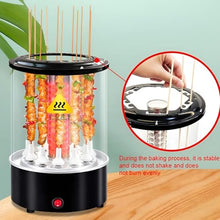Vertical Barbecue Stove, 360° Automatic Rotating Kebab Machine, Portable Electric Barbecue Grill, Included Oil Pan, Home Outdoor Travel Hiking Camping Convenient Barbecue