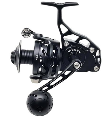 Visser PierMaster Bail-Less Spinning Reel PM 6 Black