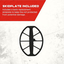 MINELAB M15 Elliptical Double-D Waterproof Smart Coil for MANTICORE Metal Detectors for Adults (Skidplate Included)