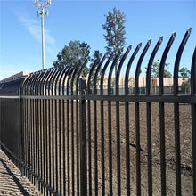 ALEKO 8-Panel Steel Security Fencing Kit Curved Top