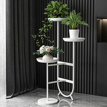 ZOCWJK Plant Stand Outdoor - Flower Stand Indoor - Plant Organizer Holder, 3-Tier Metal Flower Display Stand, Wrought Iron Corner Storage Rack, Easy to Install Flower Pot Organ,