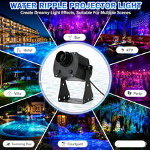 Outdoor Water Wave Projector with 12 LED Color Effects 200W