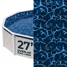 Blue Wave Evening Bay 27 ft Round Pool Liner for Above Ground Pools
