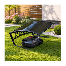 Robot Lawn Mower Garage for Worx Landroid Vision Cloud Acre 2025 Outdoor Robotic Canopy Durable Sturdy Arched Lawn Mower Cover,Brown-1000 * 800mm