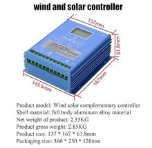 4000W MPPT Wind Solar Hybrid Controller Boost Charger with Dump Load Resistor 12V 24V 48V Wind Solar Hybrid Controller for Wind Power Systems,24v