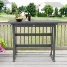 highwood Lehigh Bar Height Balcony Table, Coastal Teak
