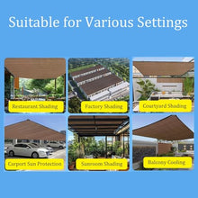 HYDBCNA Shade Cloth for Garden 90%, Sun Shade Mesh Tarp with Grommets