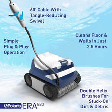 Polaris ERA 820 Robotic Pool Cleaner, Corded, Cyclonic Vacuum