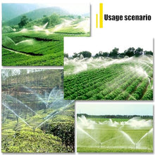 BAIYITONGDA 2" Water Spray Gun Large-Area Agriculture Irrigation Watering Sprinkler, 360° Adjustable Water Watering Sprinkler Spray Gun for Agriculture Lawn