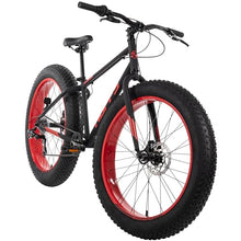 Huffy Maunga Mens Fat Tire Bike Black and Red