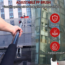 SHENUZ Water Fed Pole Kit Window Cleaning Pole Water Fed Telescopic Brush/Cleaning Photovoltaic and Solar Panels, Solar Panel Cleaning System,24FT/7.2M