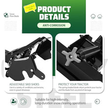 46" Snow Plow Blade Attachment Adjustable for Lawn Mower Tractors, Replacement for Cub Cadet OEM