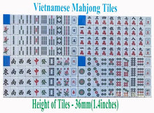 usamjtable Vietnamese Style Automatic Mahjong Table Brown with 36mm Tiles