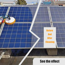 JIANSMZ Solar Panel Cleaning Machine - Double Head Brush for Photovoltaic Panels 5.5m Fed Pole Kit with Lithium Battery Efficient Roof Solar Cleaner for Power Generation