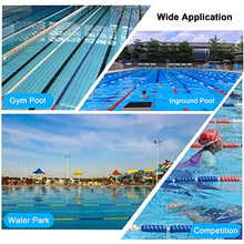 Red Blue White Yellow Pool Float Line, Lightweight Pool Shallow Deep End Cordon Line Divider Rope, Safety Floating Rope with 2 Hooks (Color : Dia 6cm/2.3in, Size : 8m/26.2ft)