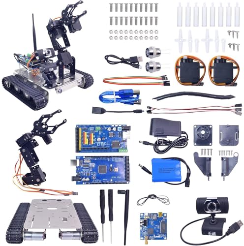XiaoR Geek Robot Car Kit 4DOF Manipulator HD Camera 2560-GFS-Arm