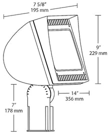 RAB Lighting FXLED105SFNW Outdoor, Image