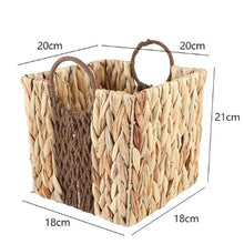 FENOKD Picnic Basket 2 Pcs Picnic Basket Toy Sundries Container Bin Rattan Basket Kitchen Organizer for Closet Pantry Shelf Outdoor Camping ，A 2 Pcs-Small