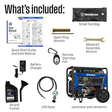 Westinghouse 14500 Peak Watt Dual Fuel Home Backup Portable Generator, Remote Electric Start, Transfer Switch Ready, Gas and Propane Powered