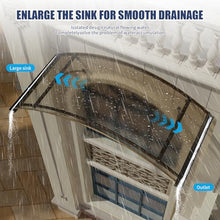 Awning for Door Entrance,48x63 Inch Round Arch Door Awning Canopy with Aluminum Brackets & Polycarbonate Cover, UV, Rain & Snow Protection for Window, Porch, Patio, Deck
