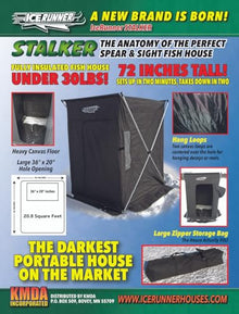 Ice Runner IceRunner IRSTALKER Site/Spear/Angle Fish House Multi
