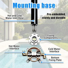 WTRYRN Outdoor Shower Kit with Hot Cold Water Mixer 1