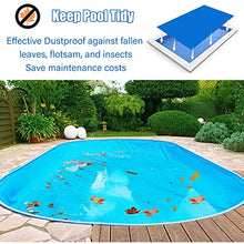 LZMZMQ Above Ground Inground Round Pool Covered Leaf Cover for Spa/Wimming Pool/Bathing Tub Heat Retaining Blanket, 19-Mil Outdoor Solar Membrane, Easy to Trim(7.9m/26ft)