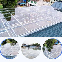 JCQXDL 1.8mm Clear Polycarbonate Sheets Plastic Roof Panel,Impact Resistant PC Board,Daylighting Panels,Pergola Carport Greenhouse Canopy Replacement Cover,Screws(1.56x12m)