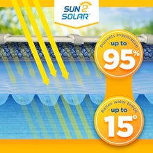Sun2Solar Clear 20 ft x 50 ft Rectangle Pool Solar Cover | 16 Mil