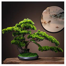Simulation Welcome Songke Bonsai Office Decoration New Green Plants Living Room Entrance Decoration Podocarpus Hotel Gifts and Crafts House Plant (Color : B)