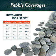 Southwest Boulder & Stone Mexican Beach Pebbles | 2000 Pounds of Smooth Unpolished Stones | Hand-Picked, Premium Pebbles for Garden and Landscape Design | Black, 1/2 Inch - 1 Inch
