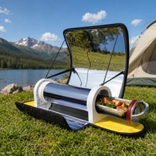 Solar Oven Portable Oven-4.5L Large Capacity Solar Cooker Outdoor Ovens Camping Stove with Thermometer For 5-8 People Backpacking Hiking Family Party