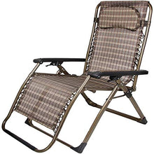 IIPOSAQQ Folding Zero Chair Beach Chairs Sun Lounger Recliner for Beach Patio Garden Camping Outdoor Folding Deck Chair Zero Chair Enlargement