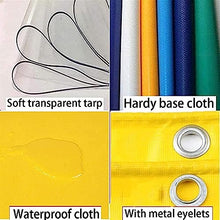 Gazebo Curtains Vinyl Tarp, 0.5mm Porch Screens for Patios Outside Outdoor PVC Curtains(8x3m)