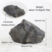 YXLLGS Artificial Landscape Rocks, Decorative Fake Rocks, Stones for Garden Landscaping, Lightweight, for Home, Outside, Courtyard, Office(80 * 30 * 55cm/31.5 * 11.8 * 21.6in-A)