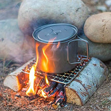 Camping Grill Grate Stainless Steel Mesh Grill Bushcraft Grill Camping Rack for Fire Cooking BBQ Backpacking Campfire Rated (Color : A Size : Square) (A Round)