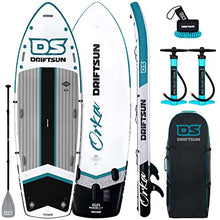 Driftsun Inflatable Paddle Board Teal 12ft x 45in Extra Wide Stand Up SUP Package