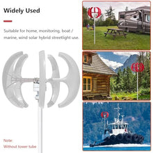 ZSFHJZC Wind Turbine Generator Kit 3000W 4000W 5000W with Controller, Wind Generator for Home Use, Vertical Wind Turbine Windmill Power Generator,3000W-48V