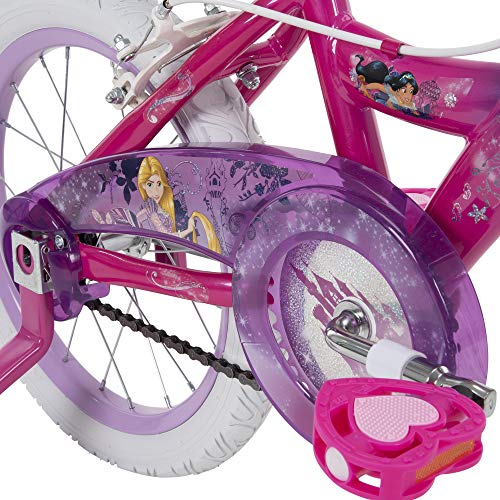 Huffy Disney Princess Magic Mirror 16” Girl’s Bike with Training Wheels Purple