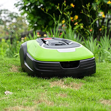 Robot Lawnmower, Auto Charging Intelligent Robotic, 20-60mm/0.78-2.36in Adjustable Mowing Height, Boundary Wire Included, Ultra-Quiet, Connect to Mobile APP to Use