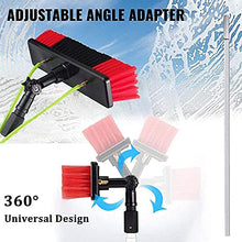 Window Clean, Cleaning Photovoltaic and Solar Panels, Cars, Caravan, Truck, Campers and Buses, Water Brush/12M Rod/30Cm Brush Head