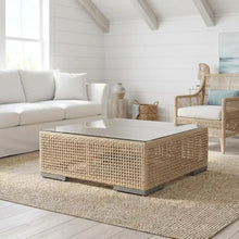 Panama Jack Austin Coffee Table with Glass