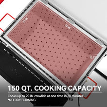 Creole Feast CFB2001 150 QT Crawfish Boiler Black