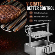 Argentine Parrilla Charcoal Grill with 24.2 x 17.7 in Grate