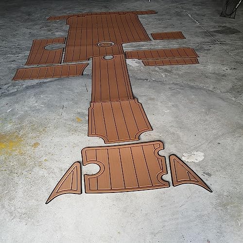 Valman Boat EVA Faux Teak Decking Floor Mat for 2008-2014 Mastercraft X35 Swim Platform - Multiple Colors Available