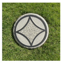 zktoermn Handcrafted Non-Slips Garden Stepping Stones, Weather-Resistant Cement Pavers for Patio Lawn Walkway, Retro Oriental Style(54.5x54.5cm)