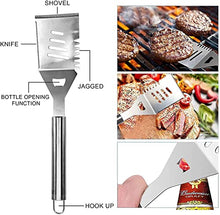 Feilx Accessories BBQ Grill Tools Set, 26PCS Stainless Steel Grilling Kit for Smoker, Camping, Kitchen, Barbecue Utensil Gifts for Men Women
