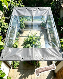 Weatherproof Patio Curtain, Greenhouse Roof Tarp, Keep Pollen Out