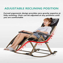IIPOSAQQ Sun Loungers Garden Folding Zero Chair Comfy Adjustable Backrest for Beach Camping Outdoor Patio Lounge Chairs Portable Chair Beach Chair